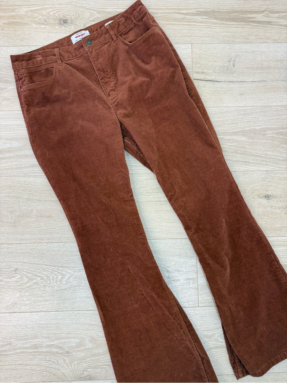 Wrangler Corduroy High Rise Fierce Flare Pants